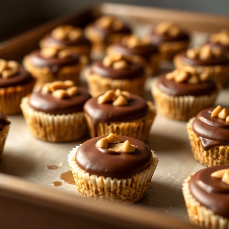 How to Make Peanut Butter-Oat Energy Cups with Chocolate Topping?